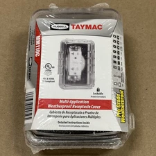 HUBBELL TAYMAC MM110C Outdoor Weatherproof Pro-Grade Bubble Cover Clear