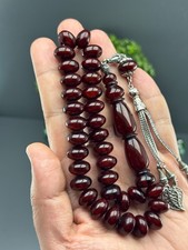 Faturan Amber Rosary, Sandalous, islamic Rosary, Misbaha, Tasbih, Tasbeeh tesbih