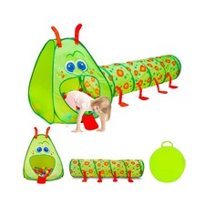 Kiddey Caterpillar Kids Play Tunnel  Tent   Toddler Crawl Tunnel ... Fas