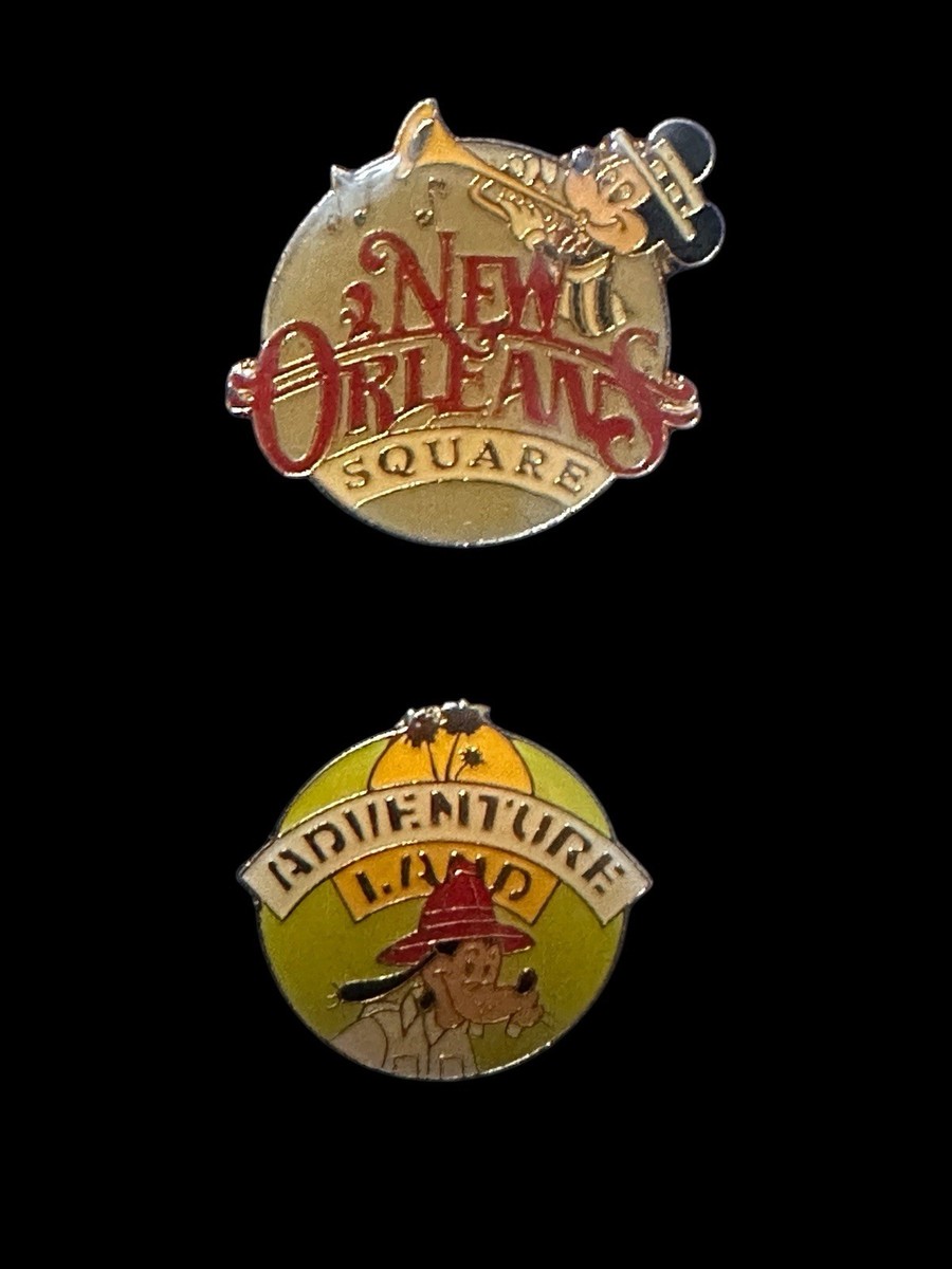 Disneyland 1986 Framed Commemorative Pin Set Disney Park Rides 