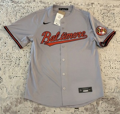 Nike Authentic Baltimore Orioles MLB Baseball Gray Jersey Men s Size: Medium