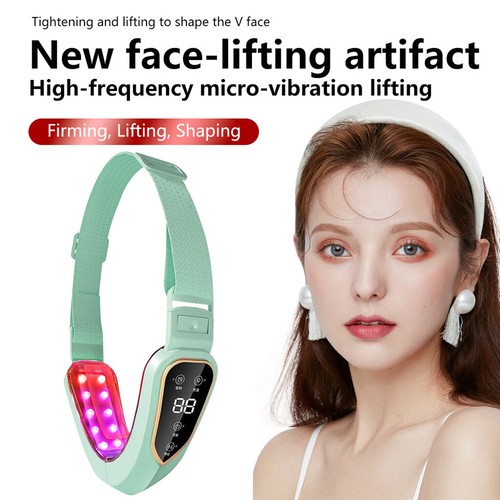 V-Line Face Shaping Skin Firming Machine Electric Vibration Massage LED Light - Picture 4 of 12