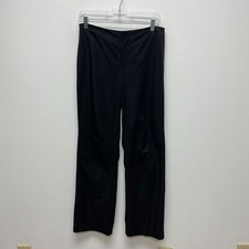 Ralph Lauren Black Straight Flat Front High Rise Stretch Ankle Pants 8