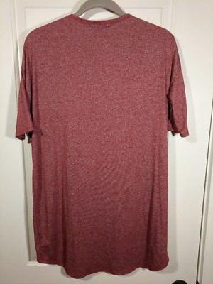すていさむ LuLaRoe Womens Top Tunic Sz XXS 142161 Short sleeve Burgundy