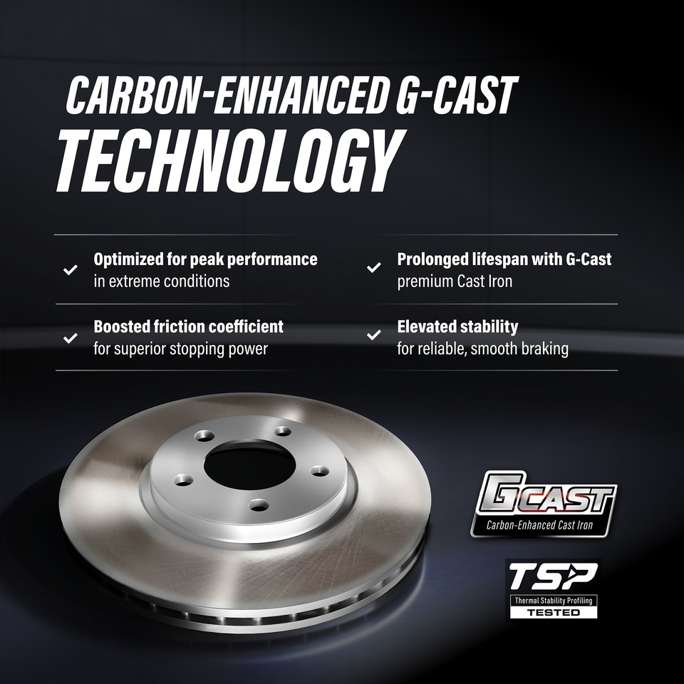 EBC Premium Rear Rotors | 06+ Volvo S80 3.2 (300mm Front Rotors) main image 1