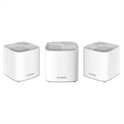 D-Link COVR X1863 AX1800 Dual Band Whole Home Mesh Wi Fi 6 System, 3er Set