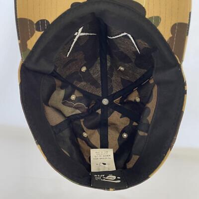 BAPE × kaws bendy 1st camo yellow Cap hat A Bathing Ape Size BAPE × kaws bendy 1st camo yellow Cap hat A Bathing Ape Size
