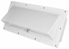 Mobile Home/RV Ventline By Dexter White Exterior Sidewall Range Hood Vent with
