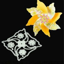 Metal Cutting Dies Stencils Windmill Flower Diy Scrapbook Card Embossing Die