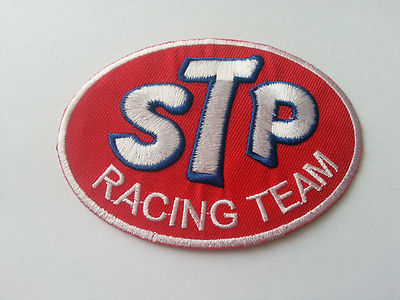 STP Racing Team Aufnäher / Bügelbild Patch Motorsport Motorsport Öle Kraftstoffe (a)