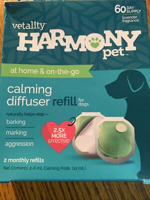 Vetality Harmony Pet Calming Diffuser Refill For Dogs 2 Refills 60 Days Supply