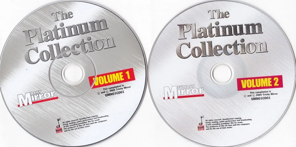 THE PLATINUM COLLECTION ( DAILY MIRROR Newspaper Double Album ) - Bild 3 von 3
