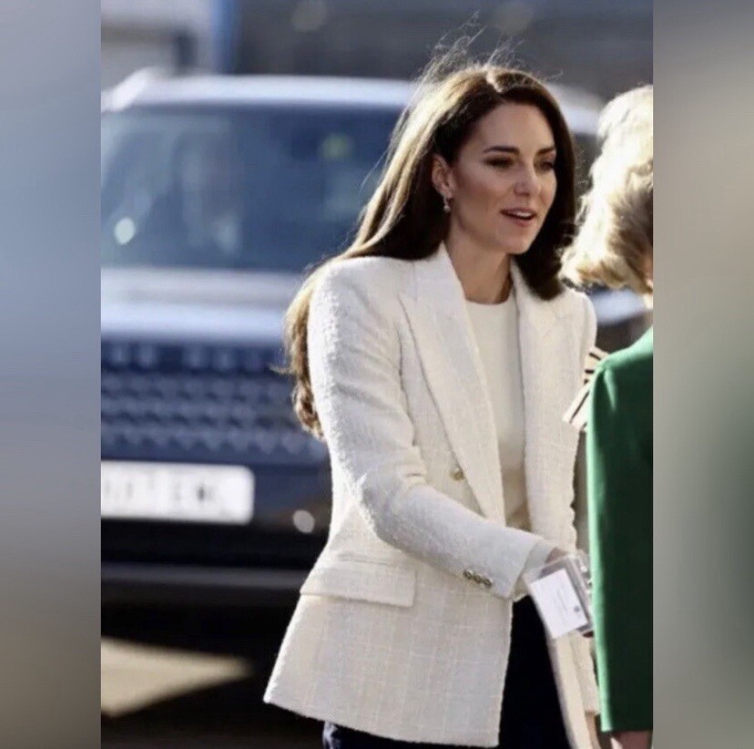 ZARA ノーカラー ツイードジャケット テクスチャー ブレザー S ザラ 
