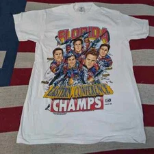 Vintage Florida Panthers 1996 Conference Champs T Shirt AN50647