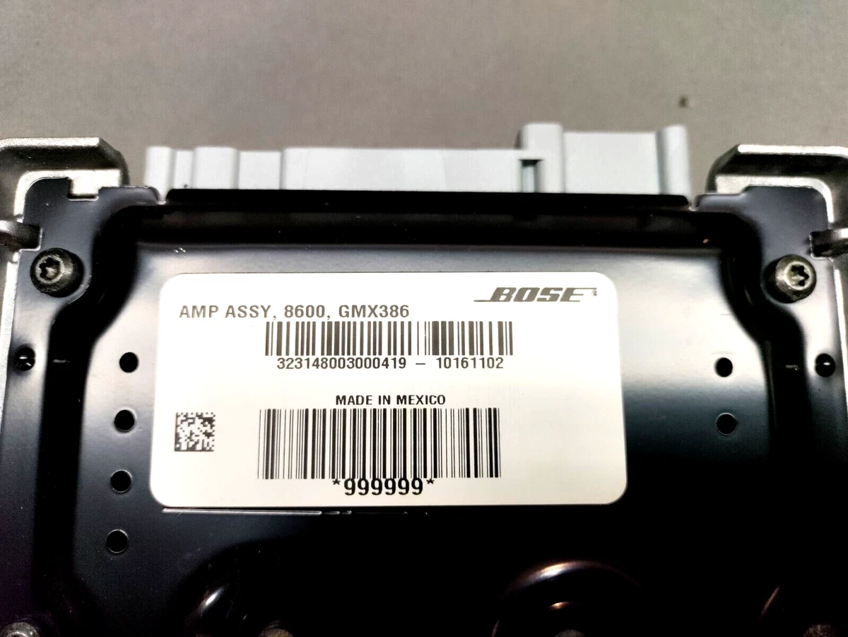 2010 Chevy Malibu Bose Amplifier 8600 GMX386 20938506 | eBay