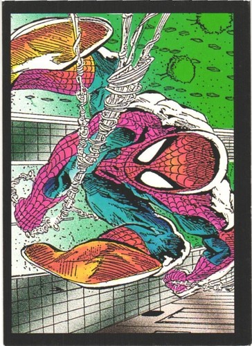 Spider-Man #24 Marvel 1992 Comic Images Ghost Rider II card