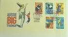 AUSTRALIA 2023 - Aussie BIG THINGS design set of 5 VF Used on FDC - in stock now