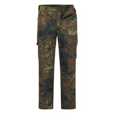 Army Trouser German Military Style M65 Combat Cargo Flecktarn Camo Pants New