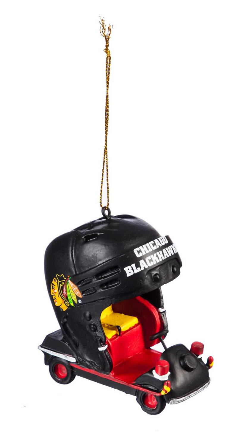Chicago Blackhawks 4"" Field Cart Ornament