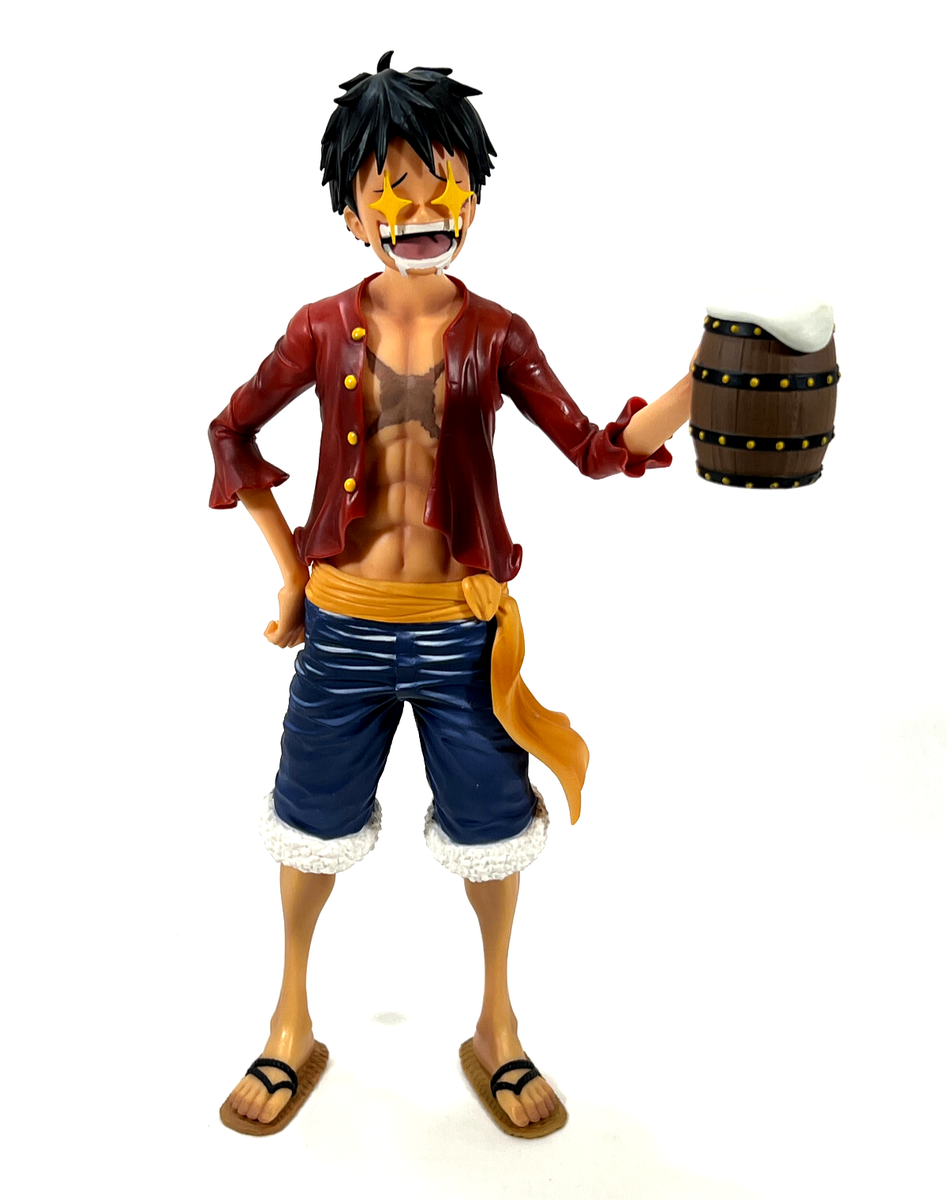 One Piece Monkey D. Luffy Grandista Nero PVC Statue Bandai