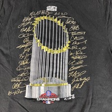 Boston Red Sox Shirt Adult Medium MLB Baseball Majestic World Series Champs Mens