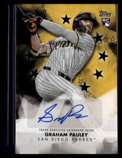 2024 Topps Update #BSAU-GP Graham Pauley Baseball Stars Autographs Black #/199