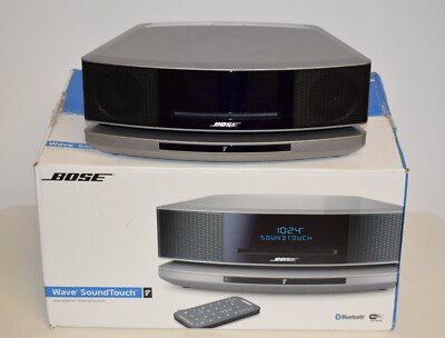 Bose Soundtouch Wave IV Bluetooth DAB incl. Pedestal Sockel platin-silber OVP