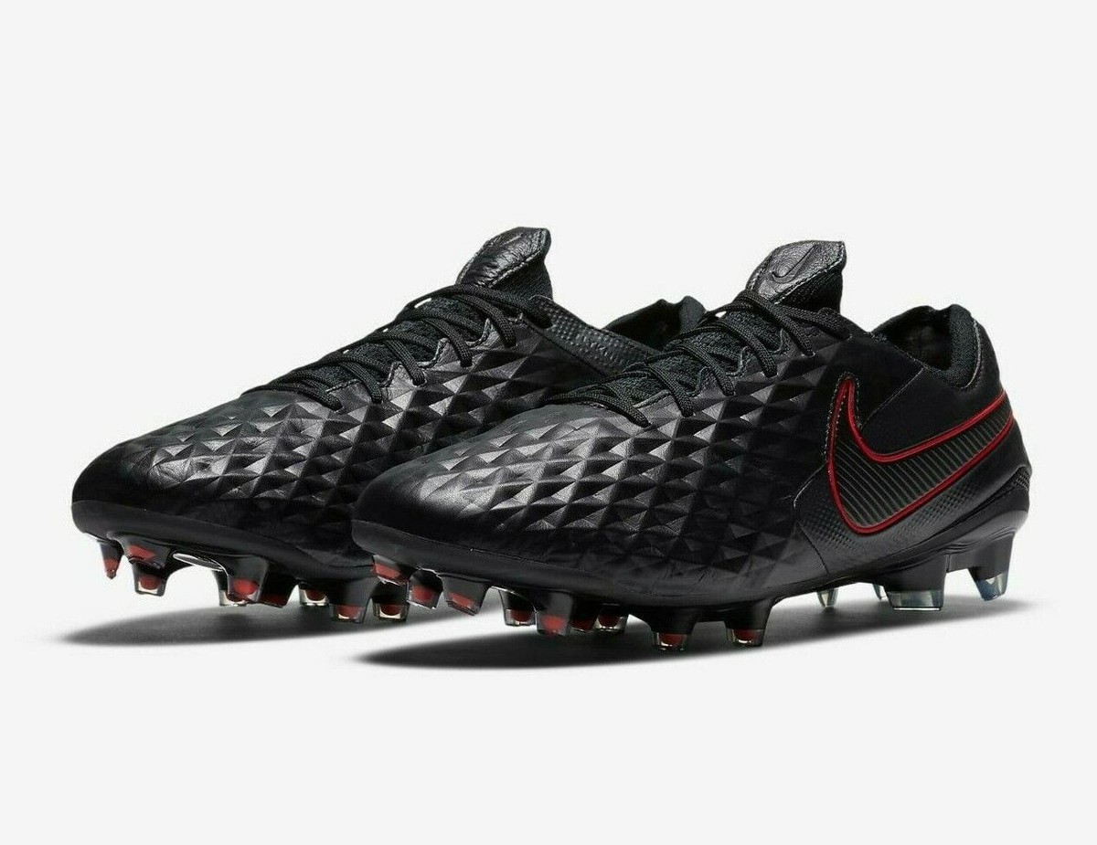 NEW Legend 8 Elite FG Men's Size 7 Black/DK Smoke Grey-Chile