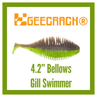 4.2'' Geecrack Bellows Gill Swimmer - Choose Color