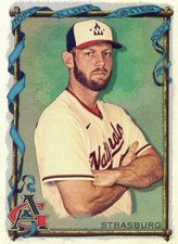 2023 Topps Allen & Ginter Silver Portrait Hot Box #185 Stephen Strasburg - Washi