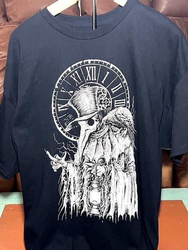 Plague Doctor T Shirt 2 XL by Vampire Freaks Black Death