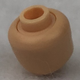 LEGO 98704 Light Nougat Mini Doll, Head Friends W/ Thin Black Eyebrows