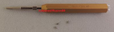 4 Pique-huiles Horotec 17.001-04 Avec Manche Plastique 6 Mm - Pour Horlogerie - Neuf Avec étiquettes