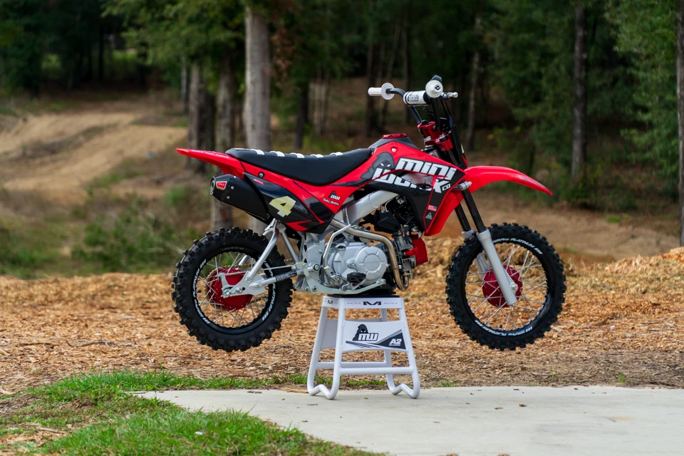 Kits de llantas y radios negros SM Pro - Honda CRF110 - delanteros y traseros - BBR Excel CRF Foto 2 de 2