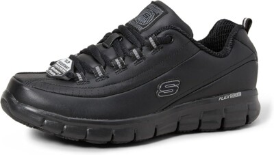SKETCHERS Work Damen rutschfester STT Relaxed Fit Schnürschuh Arbeitsschuh - UK 3-8