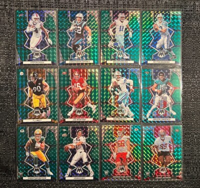 2022 Panini Mosaic NFL GREEN Complete Your Set You Pick Football Card #1-400