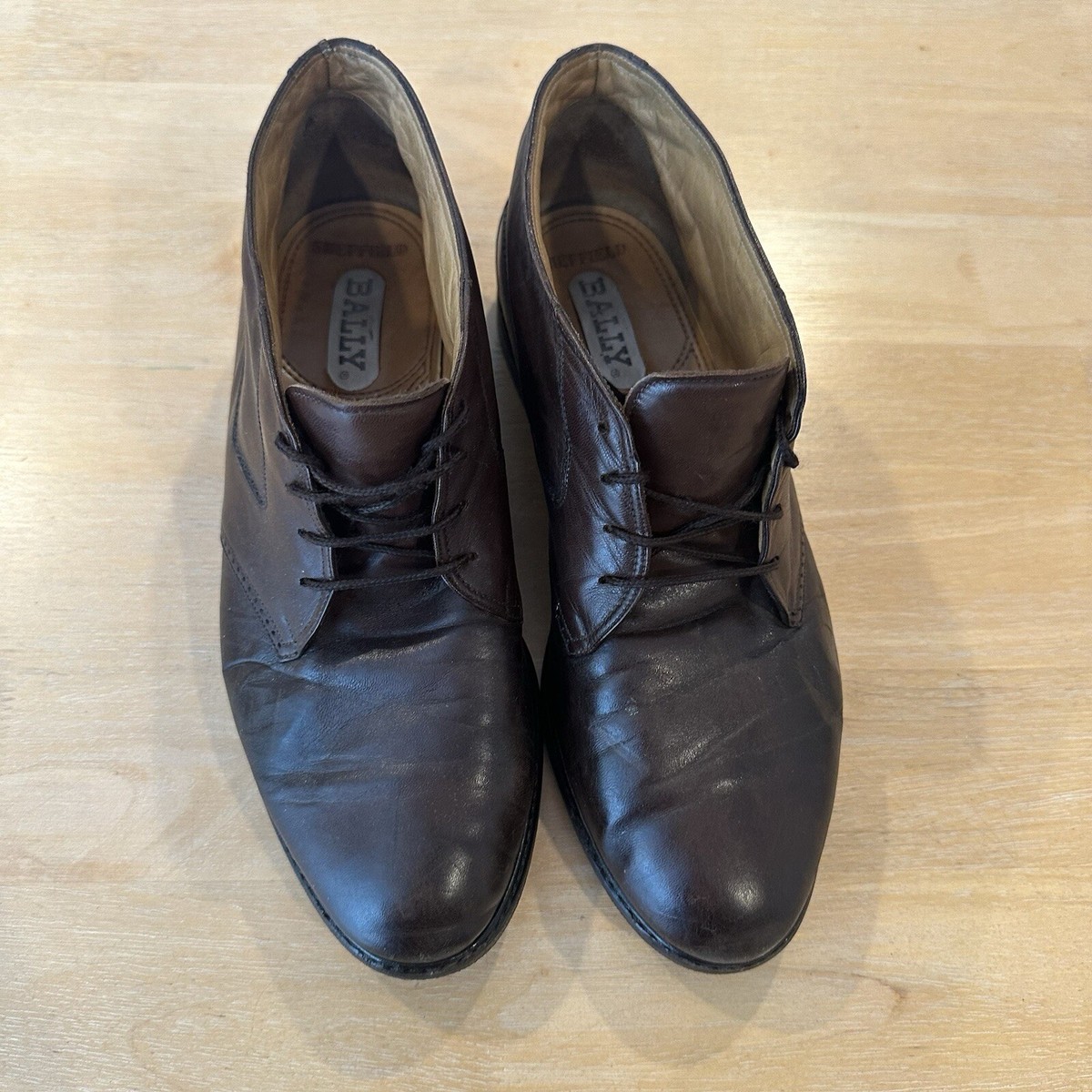 VINTAGE BALLY SHEFFIELD HIGH TOP MEN display picture 2