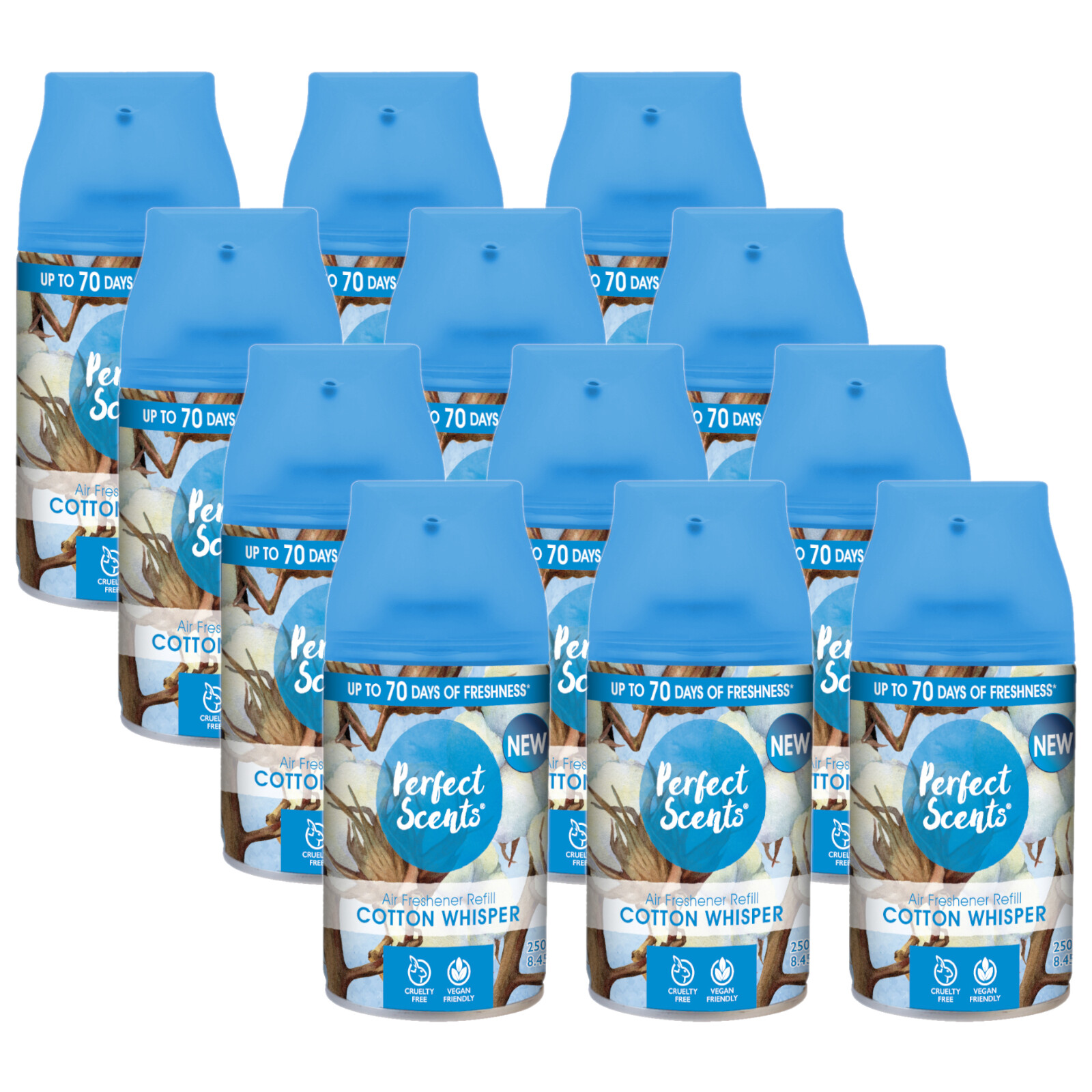 12x Perfect Scents Air Freshener Automatic Spray Refills 250ml eBay
