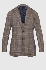 STILE LATINO handmade suit US 40 EU 50 Wool Multicolor CHECK $4500 Tailored fit