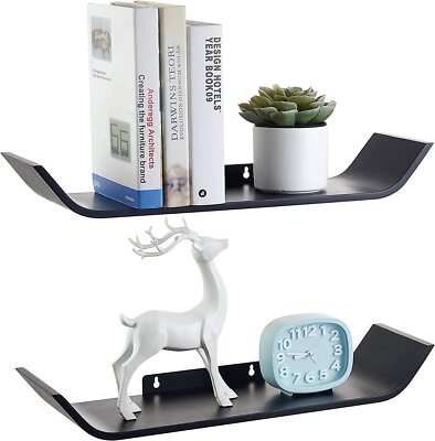 2 Pack Wall Mount Floating Shelves for Living Room, Kitchen, Bedroom, Office