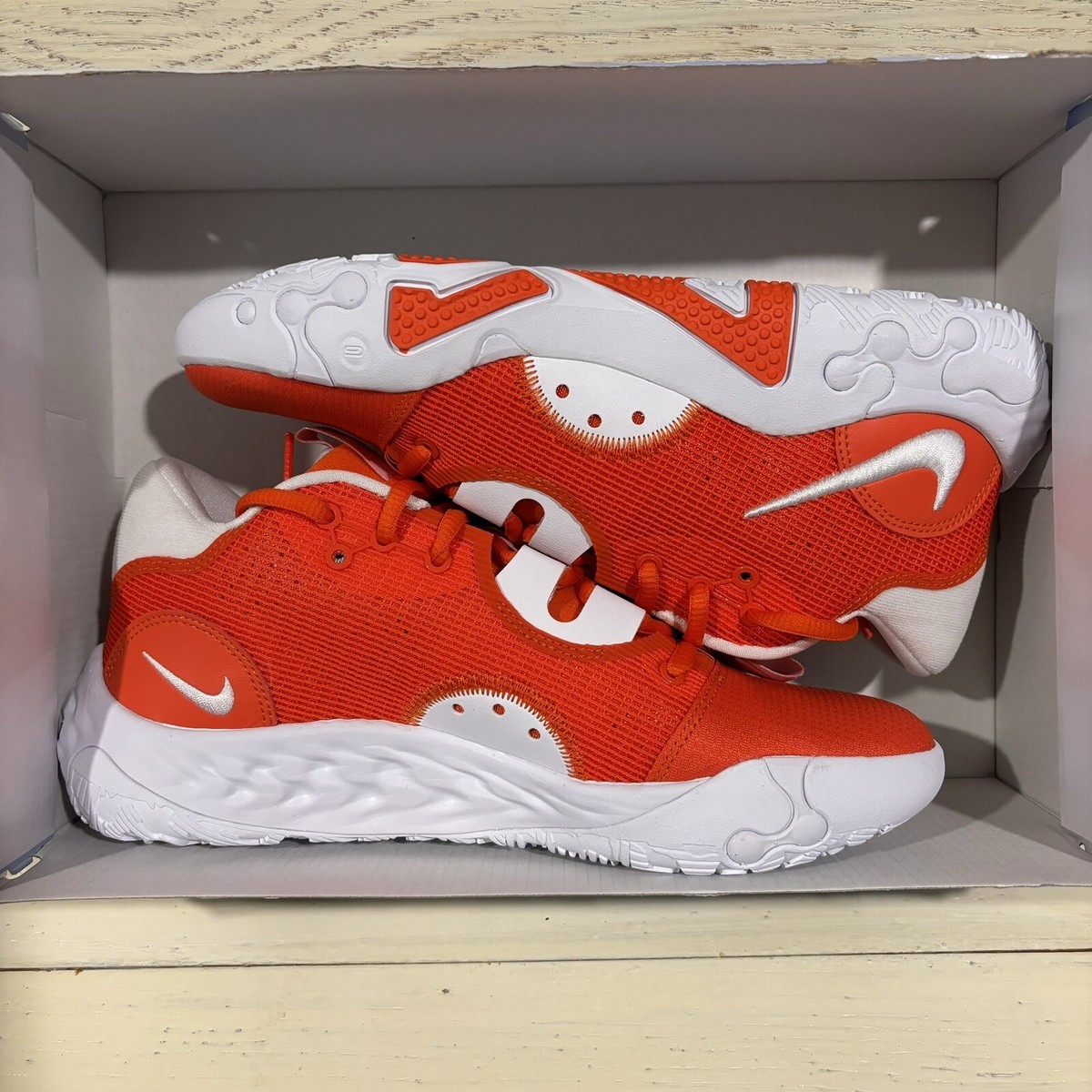 NEW Nike PG 6 TB PROMO Men\'s Sizes Team Orange White DX6654-802 Deals on Men main image 3