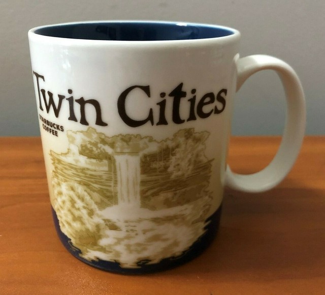 2009 STARBUCKS COFFEE CUP CITY MUG TWIN CITIES MINNESOTA 16oz COLLECTOR SERIES v eBay