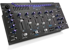 Pyle 6-Channel Bluetooth DJ Mixer Controller ...