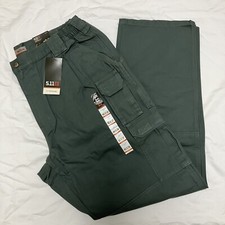 New 5.11 Tactical Mens Size 40x34 Light Green Canvas Cargo Pants Security EMT