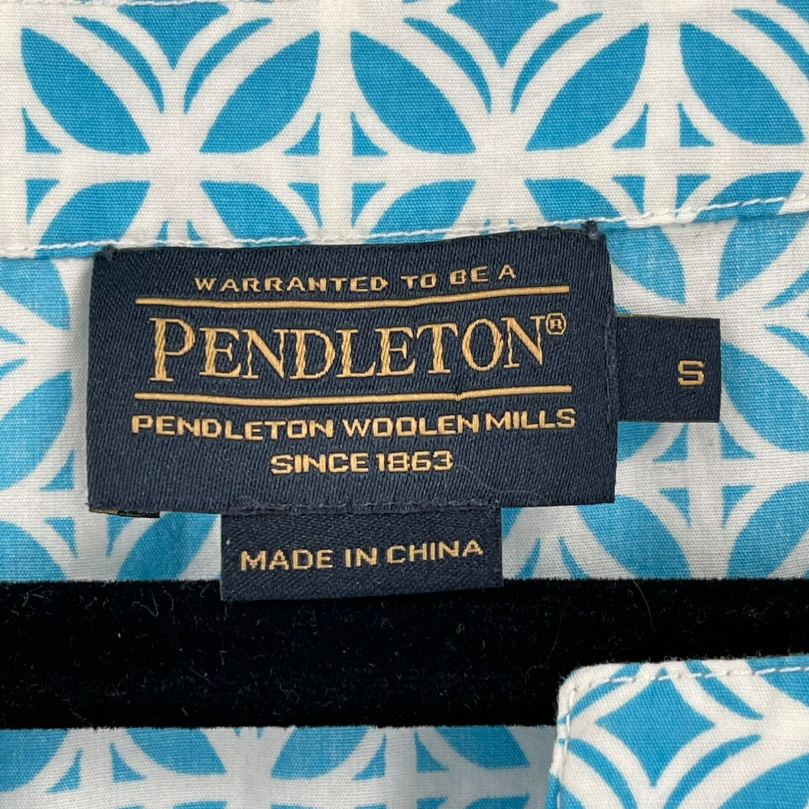 Pendleton 100% Cotton Split Neck 3/4 Length Sleev… - image 4