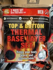 4 XL Polar Extreme 2 Piece Mens Top And Bottom Thermal Base Layer Set New