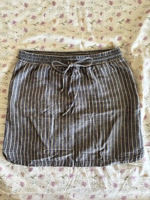 Mudo Collection Cotton Linen Blend Skirt Size S/M