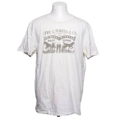 Levi Strauss & Co, T-shirt, Größe: XL, Weiß, Baumwolle, Print, Herren #M5G