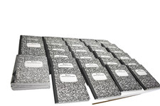 Composition Notebook 100 Sheets 200 Pages 7.5x9.75 Wide Ruled Lot of 31 Bulk