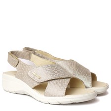 ENVAL SOFT SANDALO INCROCIATO A STRAPPO FLOREALE